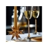 Бокалы для шампанского Crystalline (набор из 2 шт.). Swarovski, прозрачный/золотистый, металл/кристаллы Swarovski