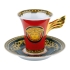 Кофейный набор на 6 персон Versace «Medusa», красный/золотистый/черный, фарфор