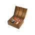 Подарочный набор: чайная пара, варенье из сосновых шишек, красный, коричневый, крамика, дерево
