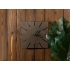 Часы деревянные Olafur квадратные, 28 см, шоколадный, шоколадный, береза