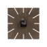 Часы деревянные Olafur квадратные, 28 см, шоколадный, шоколадный, береза