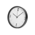 Алюминиевые настенные часы, диаметр 30,5 см Zen, черный, белый/черный, алюминий