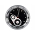 Часы настенные «Астория», серебристый/черный, серебристый/черный, металл