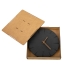 Часы деревянные Helga, 28 см, черный, черный, береза
