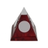 Погодная станция «Пирамида», красное дерево/серебристый, красное дерево/серебристый, дерево/металл