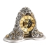 Часы «Принц Аквитании», серебристый/золотистый, серебристый/золотистый, литьевой мрамор (специальный композитный материал)/серебро