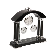 Погодная станция «Черный бриллиант», черный/серебристый/прозрачный