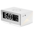Часы с беспроводным зарядным устройством Rombica Timebox 2, белый, белый, пластик