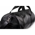 Дорожная сумка Вента, черный, черный, натуральная кожа, молния- пластик, фурнитура- латунь
