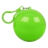 Дождевик в футляре с карабином, единый размер, зеленое яблоко, пластик/ПВХ