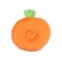 Музыкальная подушка «Апельсин», оранжевый/зеленый, плюш