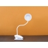 Настольная лампа Rombica LED Clamp, белый, белый, пластик