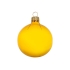 Стеклянный шар желтый полупрозрачный, заготовка шара 6 см, цвет 21, желтый полупрозрачный, стекло, металл