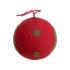 Новогодний шар в футляре Елочная игрушка, красный/зленый, войлок