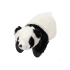 Подушка под голову «Панда». С помощью липучки превращается в мягкую игрушку, черный/белый, полиэстер