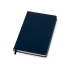 Бизнес-блокнот С3 софт-тач с магнитом, твердая обложка, 128 листов, темно-синий, темно-синий, полиуретан с покрытием софт-тач, картон