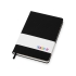 Бизнес-блокнот С3 софт-тач с магнитом, твердая обложка, 128 листов, черный, черный, полиуретан с покрытием софт-тач, картон