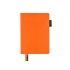 Ежедневник недатированный А5 Boston, оранжевый, оранжевый, искусственная кожа