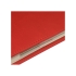 Ежедневник недатированный А5 Velvet Index (красный), красный, искусственная кожа soft-touch