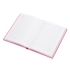 Ежедневник недатированный А5 Velvet, розовый, розовый, искусственная кожа