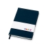Бизнес-блокнот С3 софт-тач с магнитом, твердая обложка, 128 листов, темно-синий, темно-синий, полиуретан с покрытием софт-тач, картон
