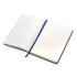 Бизнес-блокнот С3 софт-тач с магнитом, твердая обложка, 128 листов, синий, синий, полиуретан с покрытием софт-тач, картон
