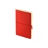 Ежедневник недатированный А5 Tokyo, красный, красный, искусственная кожа с покрытием soft-touch