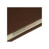 Ежедневник недатированный А5 Velvet Index (коричневый), коричневый, искусственная кожа soft-touch