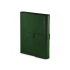 Ежедневник недатированный А5 Senate с магнитным клапаном, темно-зеленый, темно-зеленый, искусственная кожа