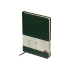 Ежедневник недатированный А5 Velvet Index (темно-зеленый), темно-зеленый, искусственная кожа soft-touch