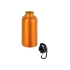 Бутылка Hip S с карабином 400мл, оранжевый, оранжевый, алюминий