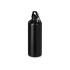 Бутылка Hip M с карабином, 770 мл, черный, черный, корпус- алюминий, крышка- пластик