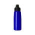 Бутылка Teko с автомат. крышкой, 750 мл, цвет синий, синий, полипропилен (ёмкость, крышка), силикон (прокладка)