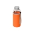 Бутылка для воды Pure c чехлом, 420 мл, оранжевый, оранжевый, стекло, неопрен