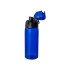 Бутылка спортивная Capri, синий, синий, корпус-тритан, крышка-полипропилен, пластик