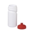 Спортивная бутылка Easy Squeezy - белый корпус, белый/красный, полиэтилен высокой плотности