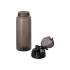 Бутылка спортивная Capri, черный, черный, корпус-тритан, крышка-полипропилен, пластик