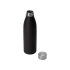 Стальная бутылка Rely, 650 мл, черный матовый, черный, серебристый, нержавеющая сталь