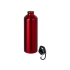 Бутылка Hip M с карабином, 770 мл, красный, красный, корпус- алюминий, крышка- пластик