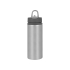 Бутылка для воды Rino 660 мл, серебристый, серебристый/серый, алюминий, пластик