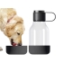 Бутылка для воды DOG BOWL, 1500 мл, черный, черный, тритан
