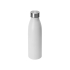 Стальная бутылка Rely, 650 мл, белый глянцевый, белый глянцевый, серебристый, нержавеющая сталь
