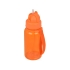 Бутылка для воды со складной соломинкой Kidz 500 мл, оранжевый, оранжевый, тритан без бфа