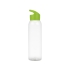 Бутылка для воды Plain 630 мл, прозрачный/зеленый, прозрачный/зеленый, пластик