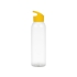 Бутылка для воды Plain 630 мл, прозрачный/желтый, прозрачный/желтый, пластик