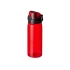Бутылка спортивная Capri, красный, красный, корпус-тритан, крышка-полипропилен, пластик