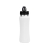 Бутылка спортивная Коста-Рика 600мл, белый (P), белый/черный/серебристый, нержавеющая cталь/пластик с покрытием soft-touch