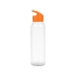Бутылка для воды Plain 630 мл, прозрачный/оранжевый, прозрачный/оранжевый, пластик
