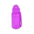 Бутылка для воды со складной соломинкой Kidz 500 мл, фиолетовый, фиолетовый, тритан без бфа