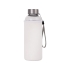 Бутылка для воды Pure c чехлом, 420 мл, белый, прозрачный, белый, стекло, неопрен
